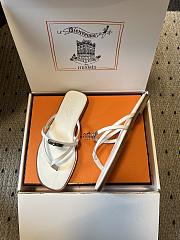Kitlife Hermes Miss Sandals White - 2