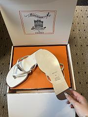 Kitlife Hermes Miss Sandals White - 3