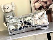 Kitlife Louis Vuitton Keepall Bandoulière 50 Bag Silver Monogram Mirror Canvas M26766 50x29x23cm - 5