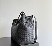 Kitlife Bottega Veneta Andiamo Voyage Bag Black 43x39x20cm - 6