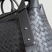 Kitlife Bottega Veneta Andiamo Voyage Bag Black 43x39x20cm - 3