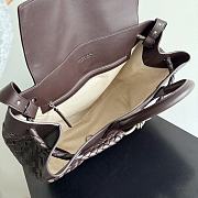Kitlife Bottega Veneta Andiamo Voyage Bag Dark Brown 43x39x20cm  - 5