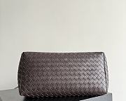 Kitlife Bottega Veneta Andiamo Voyage Bag Dark Brown 43x39x20cm  - 6