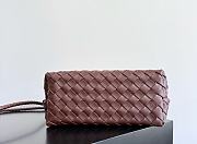 Kitlife Bottega Veneta Andiamo Small Bag Burgundy Brown - 25x22x10.5cm  - 5