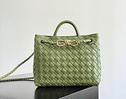 Kitlife Bottega Veneta Andiamo Small Bag Green - 25x22x10.5cm  - 1