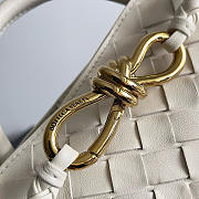 Kitlife Bottega Veneta Andiamo Small Bag White - 25x22x10.5cm  - 2