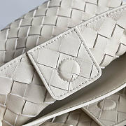 Kitlife Bottega Veneta Andiamo Small Bag White - 25x22x10.5cm  - 3