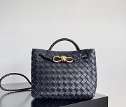 Kitlife Bottega Veneta Andiamo Small Bag Dark Blue - 25x22x10.5cm - 1