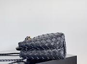 Kitlife Bottega Veneta Andiamo Small Bag Dark Blue - 25x22x10.5cm - 6