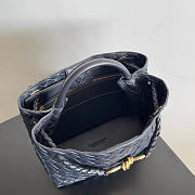 Kitlife Bottega Veneta Andiamo Small Bag Dark Blue - 25x22x10.5cm - 5
