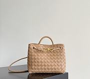 Kitlife Bottega Veneta Andiamo Small Bag Beige - 25x22x10.5cm  - 1