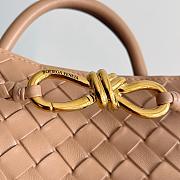 Kitlife Bottega Veneta Andiamo Small Bag Beige - 25x22x10.5cm  - 6