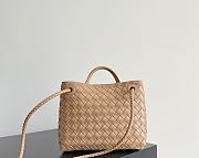 Kitlife Bottega Veneta Andiamo Small Bag Beige - 25x22x10.5cm  - 4