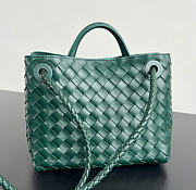 Kitlife Bottega Veneta Andiamo Small Bag Dark Green - 25x22x10.5cm - 6