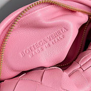Kitlife Bottega Veneta Mini Jodie Bag Pink 17x16x6.5cm - 2