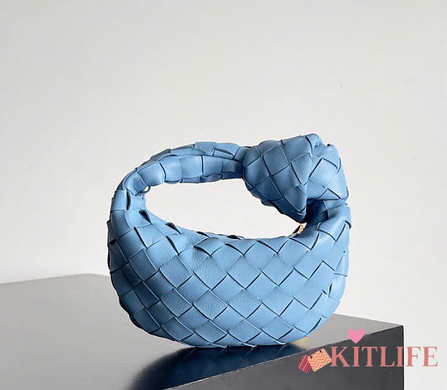 Kitlife Bottega Veneta Mini Jodie Bag Blue 17x16x6.5cm  - 1