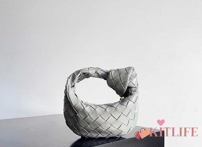 Kitlife Bottega Veneta Mini Jodie Bag Grey 17x16x6.5cm  - 1