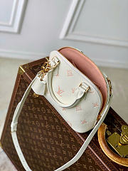 Kitlife Louis Vuitton Alma BB Bag Milky White/Peach M27574 23.5x17.5x11.5cm - 6
