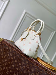 Kitlife Louis Vuitton Alma BB Bag Milky White/Peach M27574 23.5x17.5x11.5cm - 3