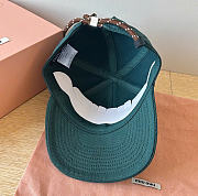 Kitlife Miu Miu Baseball Cap Denim Green - 2