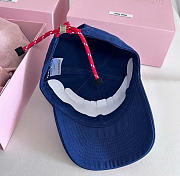 Kitlife Miu Miu Baseball Cap Denim Dark Blue - 3