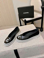 Kitlife Chanel 26P Slip-on Shoes Black - 3