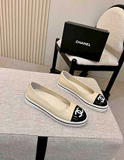 Kitlife Chanel 26P Slip-on Shoes Beige - 5
