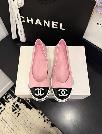 Kitlife Chanel 26P Slip-on Shoes Pink