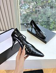 Kitlife Chanel Crocodile Embossed Calfskin & Patent Calfskin Black 95mm - 3
