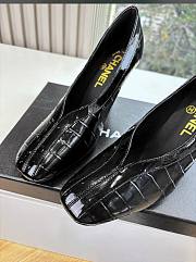 Kitlife Chanel Crocodile Embossed Calfskin & Patent Calfskin Black 95mm - 4