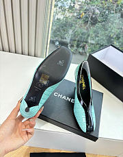 Kitlife Chanel Crocodile Embossed Calfskin & Patent Calfskin Green & Black 95mm  - 3
