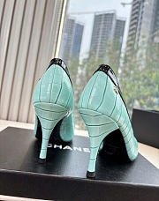 Kitlife Chanel Crocodile Embossed Calfskin & Patent Calfskin Green & Black 95mm  - 2