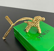 Kitlife Bottega Veneta Dog Charm Gold  - 1