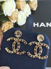 Kitlife Chanel Button Letter Earrings  - 3