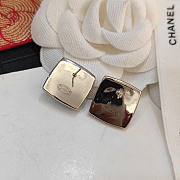 Kitlife Chanel Square Pearl and Crystal Letter Earrings - 6