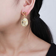 Kitlife Chanel Double C Earrings Gold - 4