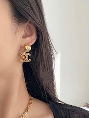 Kitlife Chanel Earrings Gold & Black / Red - 4