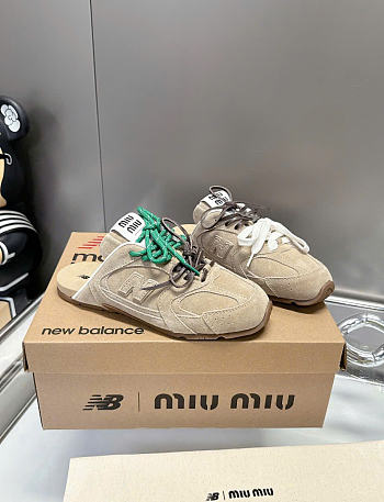 Kitlife Miu Miu x New Balance Classic NB530 Sneakers Beige 