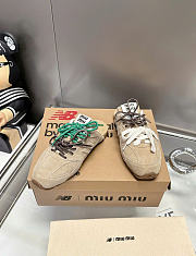 Kitlife Miu Miu x New Balance Classic NB530 Sneakers Beige  - 2