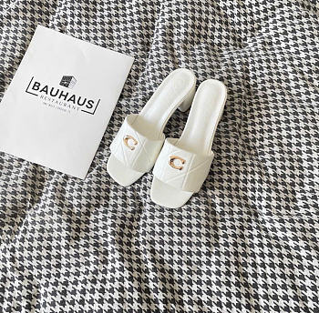 Kitlife Coach Holly Block Heeled Sandals White