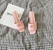 Kitlife Coach Holly Block Heeled Sandals Light Pink - 1