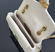 Kitlife Coach Tabby Nappa Leather Shouder Bag White 20x7x11cm - 6