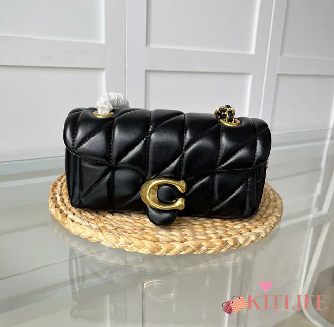 Kitlife Coach Tabby Nappa Leather Shouder Bag Black - 1