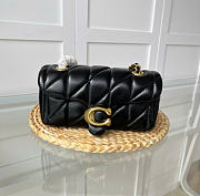 Kitlife Coach Tabby Nappa Leather Shouder Bag Black - 1