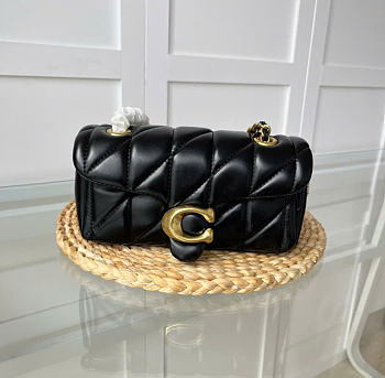 Kitlife Coach Tabby Nappa Leather Shouder Bag Black