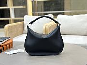 Kitlife Chloe Marcie Saddle Bag In Black Leather 37x25x9.5cm - 5