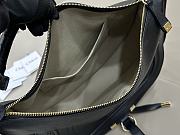 Kitlife Chloe Marcie Saddle Bag In Black Leather 37x25x9.5cm - 2