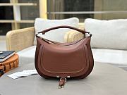 Kitlife Chloe Marcie Saddle Bag In Brown Leather 37x25x9.5cm  - 1