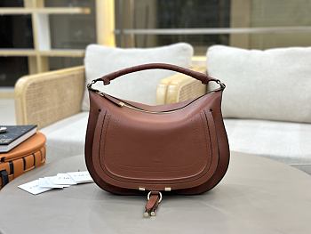 Kitlife Chloe Marcie Saddle Bag In Brown Leather 37x25x9.5cm 