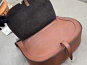 Kitlife Chloe Marcie Saddle Bag In Brown Leather 37x25x9.5cm  - 4